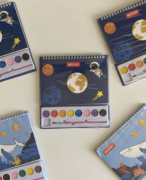 ست کامل نقاشی آبرنگی