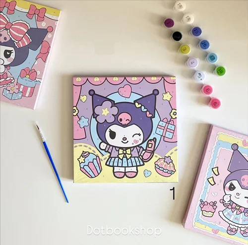 نقاشی بومی شماره گذاری شده فانتزی 20 در 20