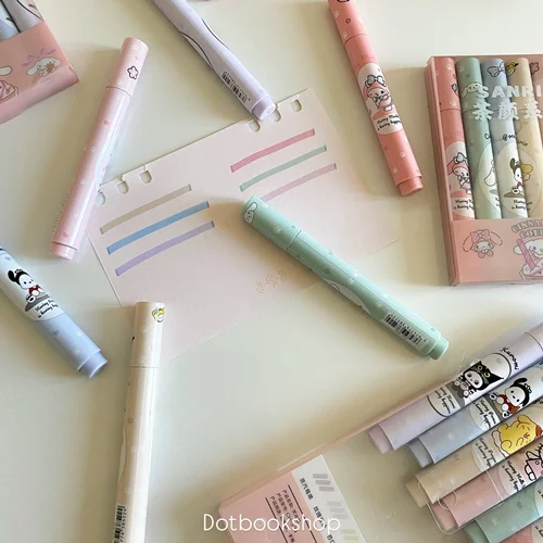 هایلایتر 6 رنگ سانریو وارداتی