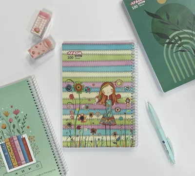 دفتر 100 برگ کد 17